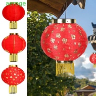 AEROGEM Festive Lantern, Round Handmade Chinese Lantern, Portable Red Chinese Hanging Traditional La
