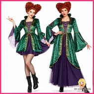MYLITTLELASS Adult Winifred Sanderson Witch Costume Deluxe Hocus Pocus Plus Size Woman Costume