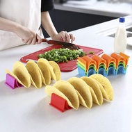 1Pc Taco Holder Plates 4-Slot Tortilla Rack for Taco Shells Reusable Crepe Party Serving Plates Tort