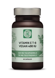 Vitamin E - all 8 Tocopherols + Tocotrienols 400 IU Vegan - Alpha Tocopherol/Tocotrienol + Beta Toco