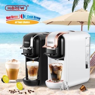 Hibrew Coffee Machine Cafetera Hot/Cold 4In1 Multiple Capsule 19Bar Dolcegusto-Milk&amp;Nexpresso Capsule ESE Pod Ground Coffee H2A