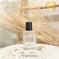 NEW SALE botol parfum hrm*es 30 ml hitam putar/botol parfum kotak