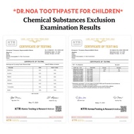 Dr. NOAH Fluoride Kids Toothpaste Raspberry Lemon 75g – baby toothpaste, kids fluoride toothpaste