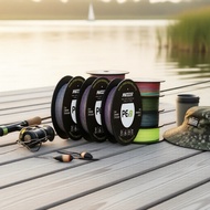 MATEER X9 300M 9-strand PE braided line: smooth, double-coated, 17-80 lbs, corrosion proof for saltw