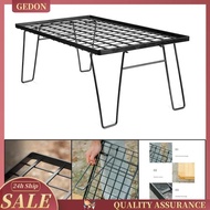 [Gedon] Outdoor Table Lightweight Metal Barbecue Table Multifunctional Desk Furniture Camping Grill Rack for Fishing BBQ Garden