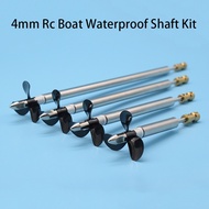 Rc Model Boat Waterproof Shaft Kit 4mm Boat Waterproof Shaft Drive Shaft + 3 Blades Propeller + Coupling + Prop Nut For Rc Boat