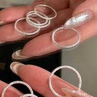 Three-Piece Set Plain Ring Ring Set Female Unique