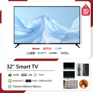 ทีวี สมาร์ททีวี  50 นิ้ว  4K 32 นิ้ว ทีวี 43 นิ้ว ทีวีราคาถูกๆ MONOMAX Google & Netflix & Youtube WI