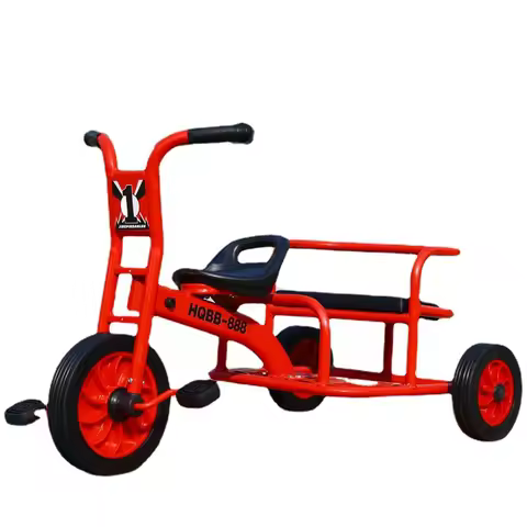 Kindergarten Double Pedal Children's Tricycle 2-8 Years Old Bicycle Outdoor Sports Stroller Taxi Tri