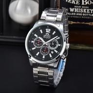 Orient Solid Steel Quartz Watches for Men Multifunctional Chronograph Wristwatch Fashion Business Men's Watch