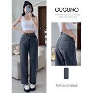 GUGUNO women's loose jeans (women's jeans, women's jeans, women's lace pants, women's jeans