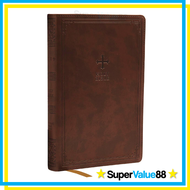 NRSV Catholic Bible (Brown Leathersoft), Deluxe Comfort Print by Catholic Bible Press, English, Gift