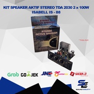 TDA 2030 2 x 100W STEREO ACTIVE SPEAKER KIT | ISABELL IS-88 | For 2 x 6"- 8" speakers