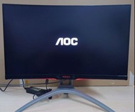 AOC 27吋 27inch AG272 2K 144hzCurved monitor 曲面 電腦顯示屏
