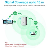 Wifi Repeater - WiFi Signal Booster Signal Range Extender 300Mbps Wireless-N WiFi Booster