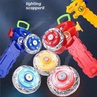 CAHAYA Dinosaur Cable Toy/ Gyro Launcher Kids Magic Alloy Light Gyro Spinning Couple Duel Disk