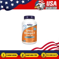 Hỗ Trợ Tim Mạch và Cải Thiện Thị Lực với NOW Ultra Omega-3 Fish Oil 500 EPA/250 DHA