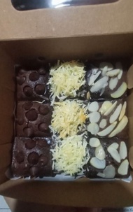 Brownies panggang coklat mini/ fudgy brownies