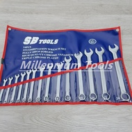 SB TOOLS 14Pcs Combination Wrench Set | Spanner Set | Common Ring Set (6-24mm)