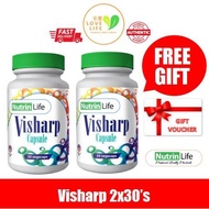 EXP06/26 NutrinLife Nutrin Life Visharp Eye Health 30's x2 FREE GIFT+FREE DELIVERY