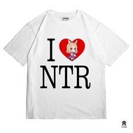 I LOVE NTR Narita Top Road Meme Umamusume Uma Musume Anime Game T-Shirt Cotton Combed 30s Material U