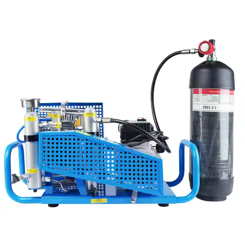 TUXING 300Bar 100L/min Diving PCP Air Compressor 4500Psi High Pressure Compressor for PCP Scuba Fill