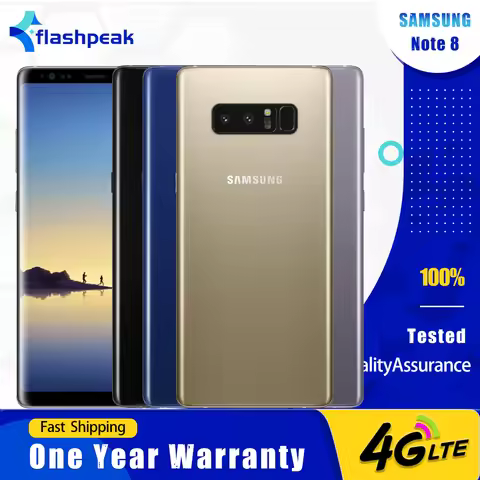 Original Samsung Galaxy Note 8 NOTE8 N950U N950F 4G Mobile Phone 6.3'' 6GB+64GB 12MP+8MP+2MP Snapdra