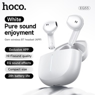 HOCO EQ33 หูฟังไร้สาย TWS รองรับแอป hoco. music ปรับเสียง EQ ตั้งค่าการสัมผัส บลูทูธ 5.4 แบตอึด 7 ชม