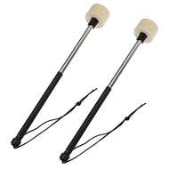 Bass Drum Mallet, Detachable Bass Drum Mallet Drumstick with Wool Felt Head, Band Drum Mallet Marchi