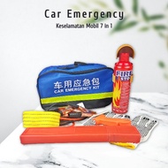 (0_0) Car Emergency Kit P3K Keselamatan Mobil 7 in 1 - SM-849 ("_")
