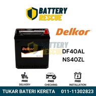 [Installation Provided] DF40AL | NS40ZL | Delkor MF Battery 40AH | Car Battery Bateri Kereta | BYD K