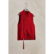 New Year's Shirt Sleeveless Waistcoat Top yy2512.29