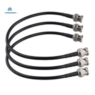 RG58 BNC Male Plug to BNC Male Plug Crimp Connector Coax Jumper Cable Wire Oscilloscope Signal Line 