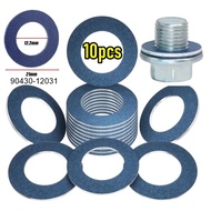 10pcs Washer Takung Minyak Oil Drain Plug Gasket Washer Oil Sump Nut Plug Crush Pan Washer Seal Gask