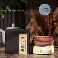 [Black Paper Box] Herbal Incense Ring Box - Size 6.5cm - Purifying Incense - Pleasant Scent