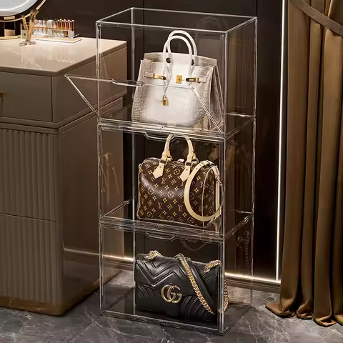 Acrylic storage boxes, transparent acrylic boxes, shoe boxes, blind boxes, display boxes, bag storag