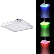 หัวฝักบัว LED 8นิ้วหัวฝักบัวไฟหัวฝักบัว LED ติดเพดาน