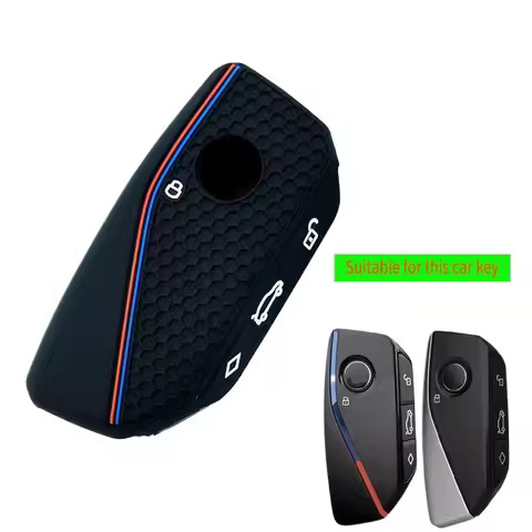 Silicone Car Remote Key Case Shell for BMW X1 U11 I7 G70 X7 Lci 320i F20 U06 M3 Gtr X3 X5 X7 F48 202