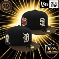 [New Era] Cap 59FIFTY Side Patch  Special Order OAK Black 2 7 7/8 59Fifty 2-Tone Color Black Walnut