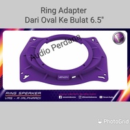 RING MAT ADAPTER SPEAKER ALPHARD DUDUKAN DARI OVAL KE BULAT 6.5 INCH -Megavia Store
