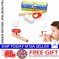 [Little B House] Floating Ball Game Wooden Toy Balance Blowing Ball Blow Ball Toys 吹球玩具 Mainan Bola 