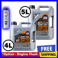 LIQUI MOLY Fully Synthetic Engine Oil TOP TEC 4200 5W30 (4L/5L) 5W-30 Top Tec 4600 5W30 OPTION ENGINE FLUSH (2678)