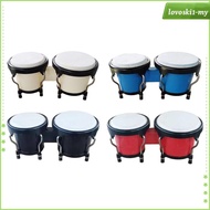 [LovoskibcMY] Bongo Drum Music Instruments Educational 6 inch 7 inch African Hand Drum for Holiday G