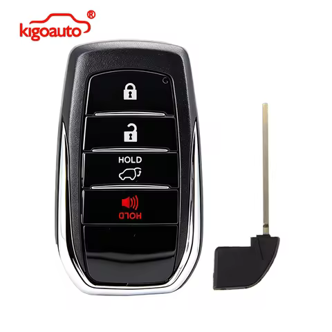 kigoauto FCC HYQ14FBA Smart key shell 4 button for 2018-2019 Toyota Land Cruiser PN 89904-60M80