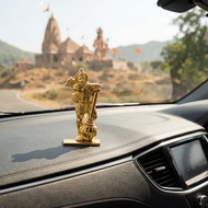 Mix Metal hanuman Idol for Car Dashboard Home & Office Table - Deco | Hamuman Ji Car Statue