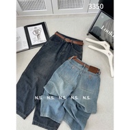Loose Bomber Jeans (no belt) 3350