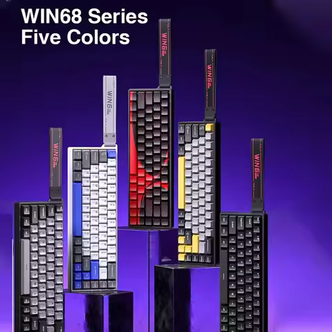 AULA WIN60/68HE Magnetic Switch Keyboard 8000HZ Gaming Keyboard FPS Low Latency Customizable Mechani