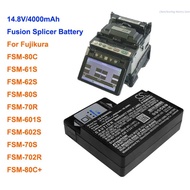 Cameron Sino 4000mAh Battery BTR-09 for Fujikura FSM-601S, FSM-602S, FSM-61S, FSM-62S, FSM-702R,FSM-