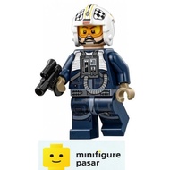 sw0793 Lego Star Wars Rogue One 75155 - Rebel Pilot U-wing / Y-wing Minifigure with Blaster - New