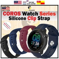 COROS Smart Watch Strap COROS Pace Pro/ Pace 3/Apex 2 Pro/Apex Pro, Silicone Clip Strap,Tali Jam Kli